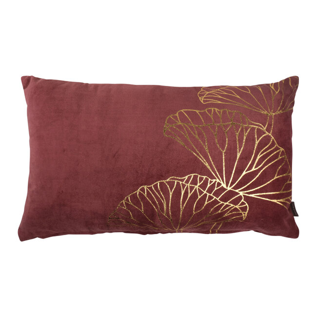 Linen & More Sophie kussen bordeaux 30x50cm