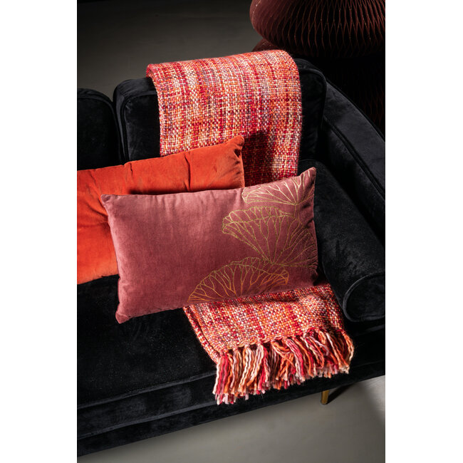 Linen & More Sophie kussen bordeaux 30x50cm