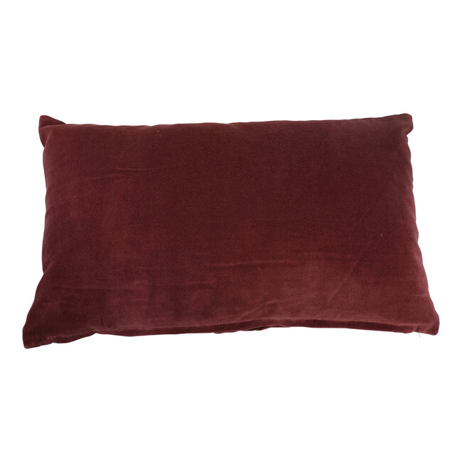 Linen & More Sophie kussen bordeaux 30x50cm