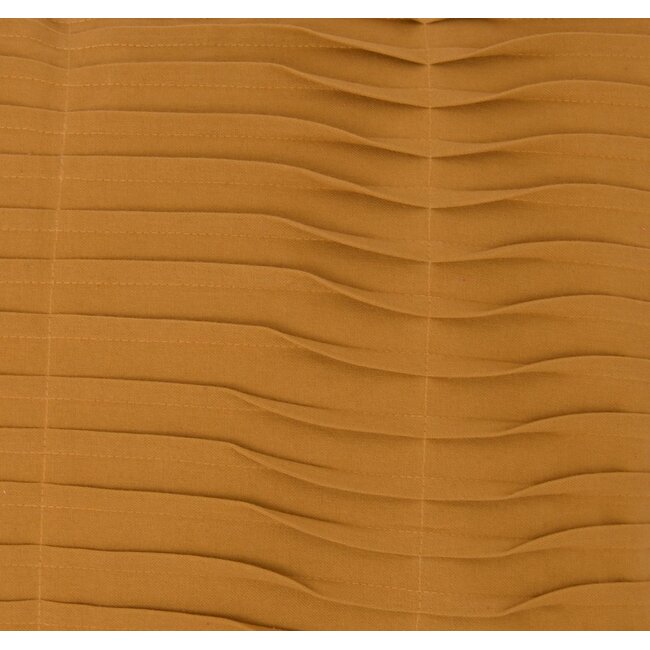 Linen & More Pleated  kussen geel 40x60cm