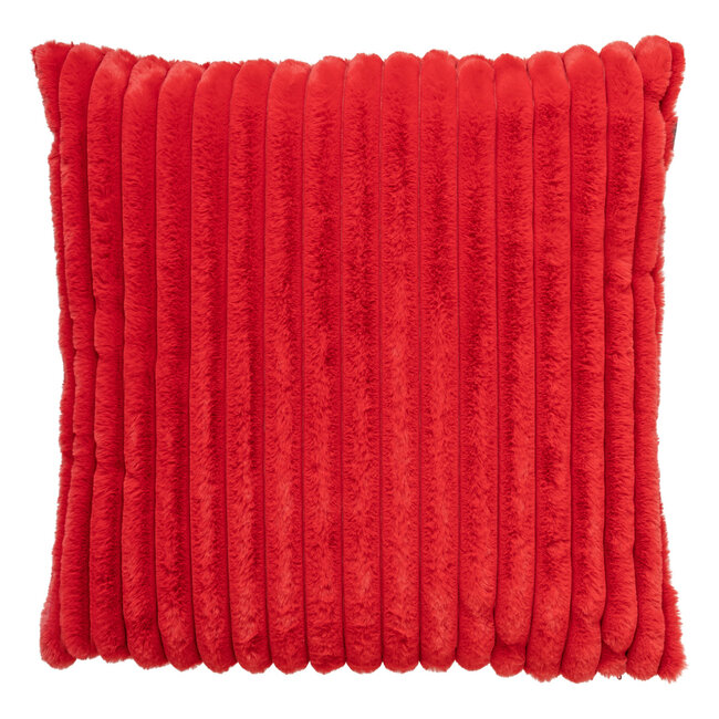 Linen & More Montreal kussen rood 60x60cm