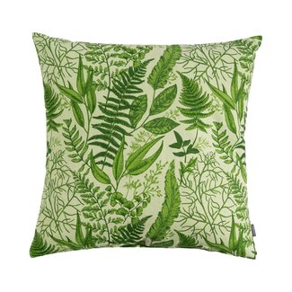 Linen & More Fern Print kussen groen 60x60cm