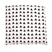 Linen & More Triangle  stoelkussen zwart 40x40cm+5cm