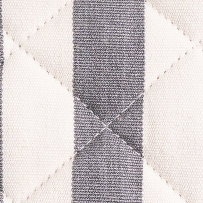 Linen & More Stripes Print Mauve Pannenlap Onderzetter rust 20x20cm