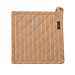 Linen & More Pinstripe Pannenlap Onderzetter c. geel 20x20cm
