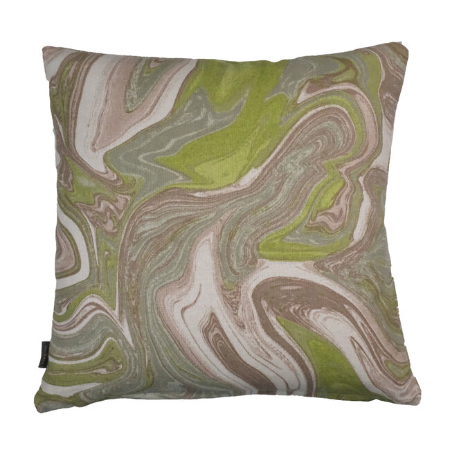Linen & More Bliss kussen groen 45x45cm