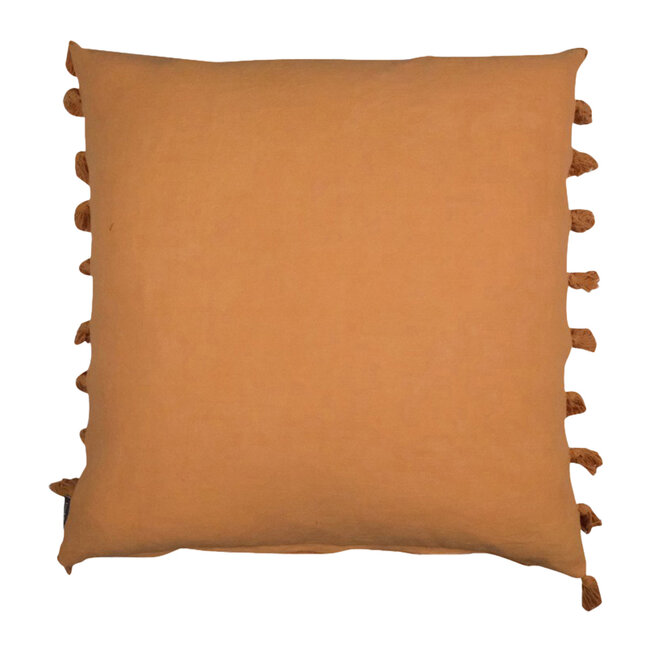 Linen & More Rio kussen oranje 45x45cm