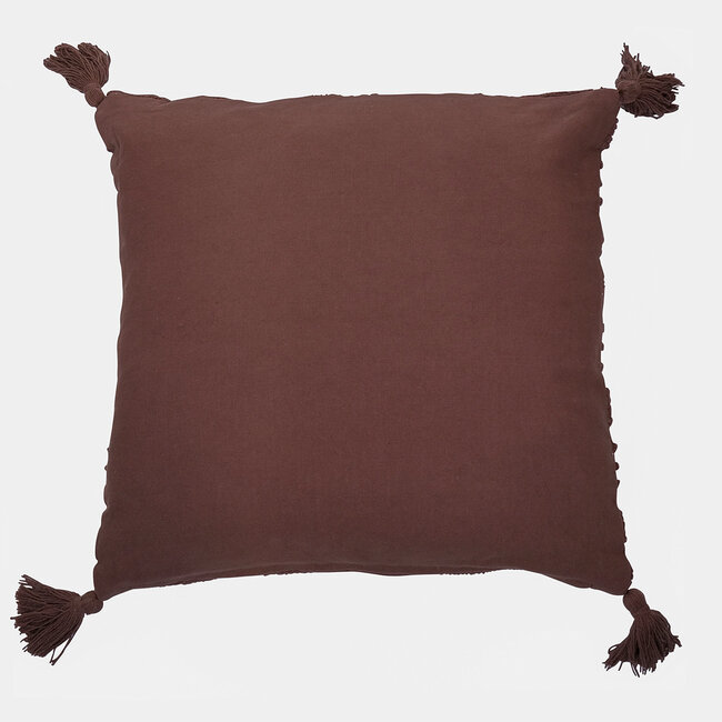 Linen & More Chloe kussen bruin 45x45cm