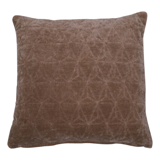 Linen & More Harper kussen bruin 45x45cm