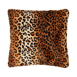Linen & More Animal Velvet kussen bruin 47x47cm