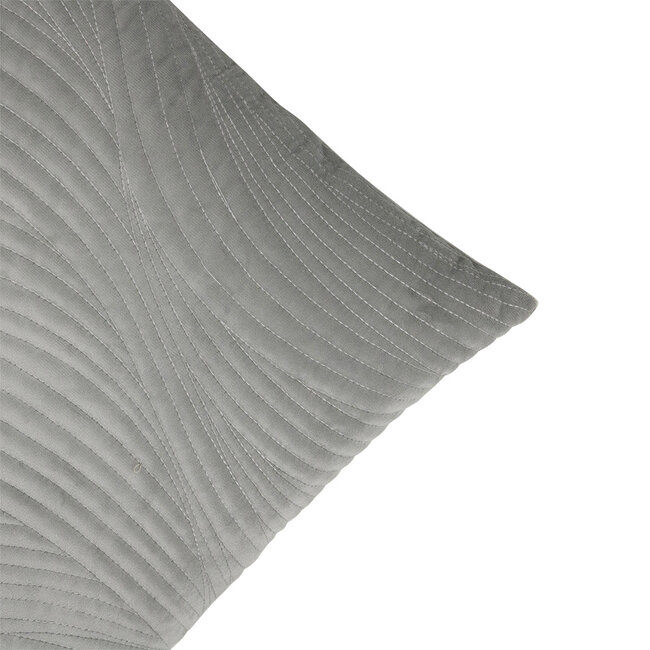 Linen & More Derry kussen grijs 45x45cm