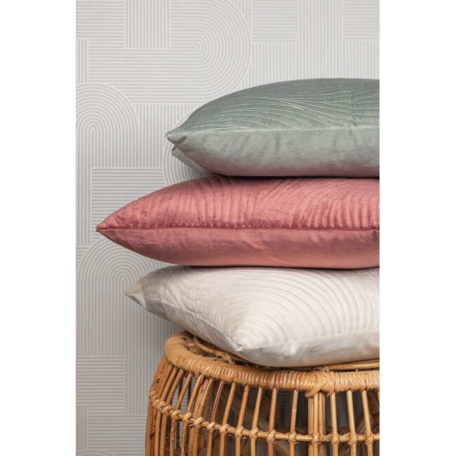 Linen & More Derry kussen grijs 45x45cm