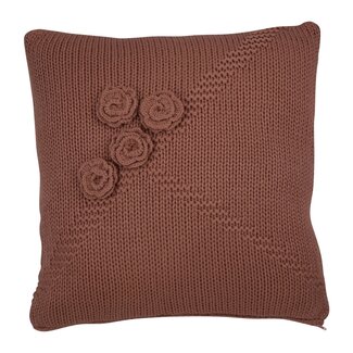 Linen & More Rose kussen roze 45x45cm