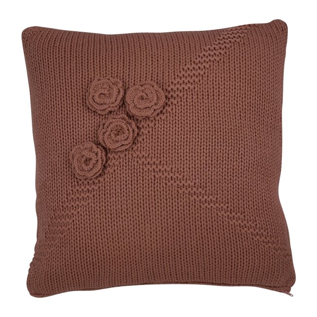 Linen & More Rose kussen roze 45x45cm