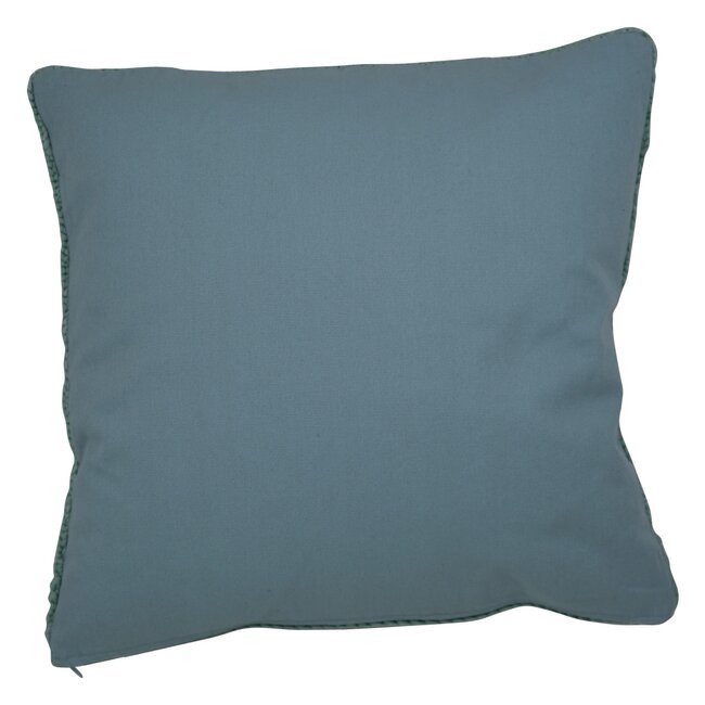 Linen & More Rose kussen groen 45x45cm