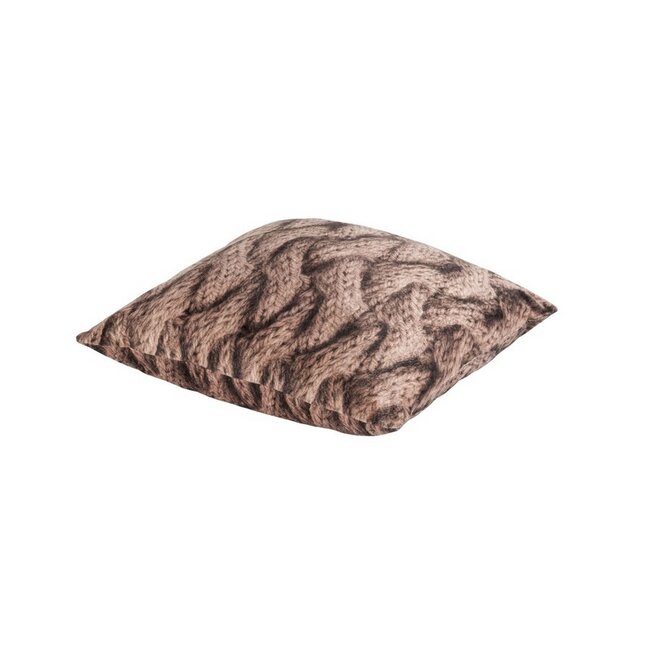 Linen & More Timo kussen bruin 45x45cm