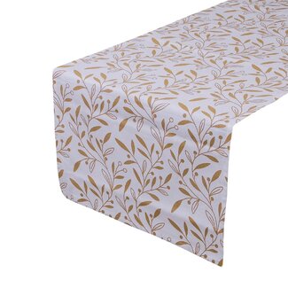 Linen & More Liberty Tafelloper c. geel 50x140cm