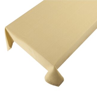 Linen & More Indi Tafelkleed Textiel pampas geel 140x250cm