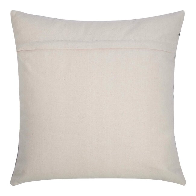 Linen & More Rosanna Kussen geborduurd blauw 45x45cm