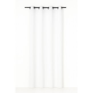 Linen & More Monna gordijn wit 8 rings 135 x 260 cm