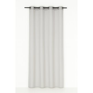 Linen & More Monna gordijn grijs 8 rings 135 x 260 cm