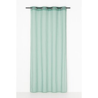 Linen & More Monna gordijn mint 8 rings 135 x 260 cm