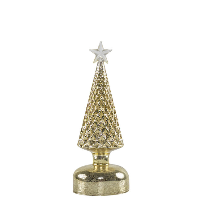 Mars & More led dennenboom goud 24x8cm