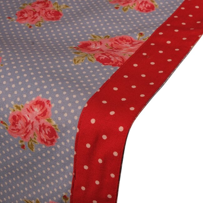 Linen & More Rosie Tafelloper l.blauw 50x140cm