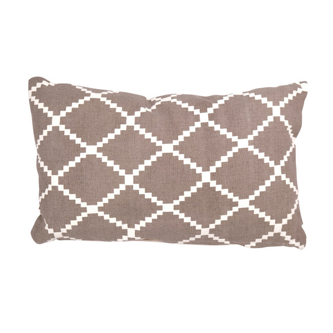 Linen & More Mrs. Graphic kussen bruin 30x50cm