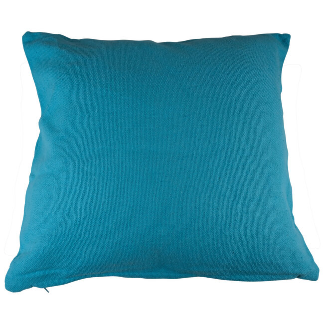 Linen & More Cushion linnenlook 50x50 Turquoise