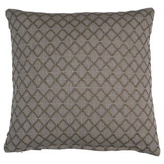 Linen & More Sydney kussen taupe 45x45cm
