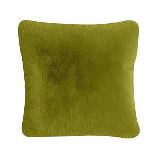 Linen & More Portland kussen olijf groen 45x45cm