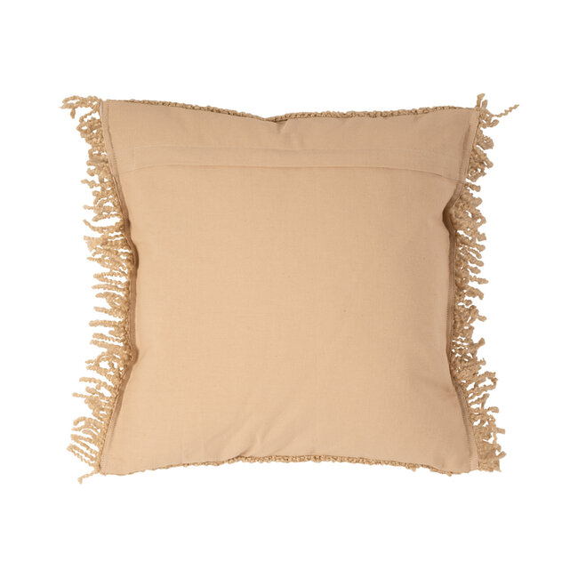 Linen & More Leila kussen beige 45x45cm