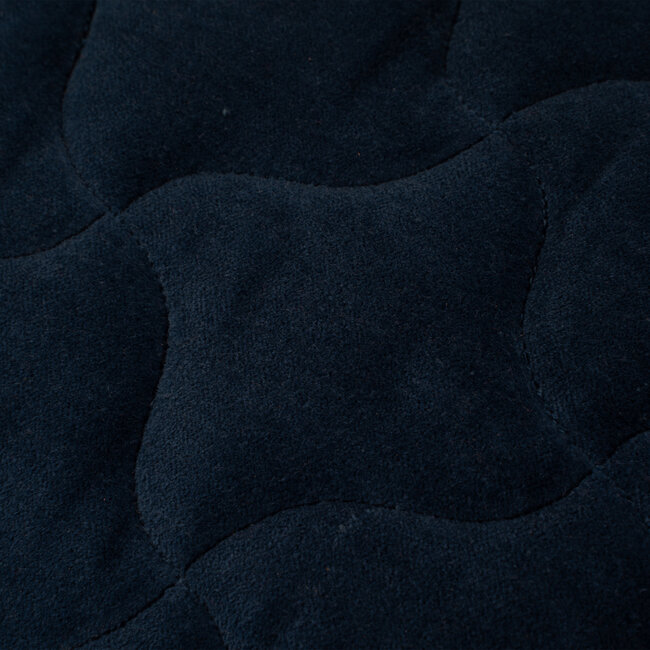 Linen & More Dayna Velvet kussen blauw 30x50cm