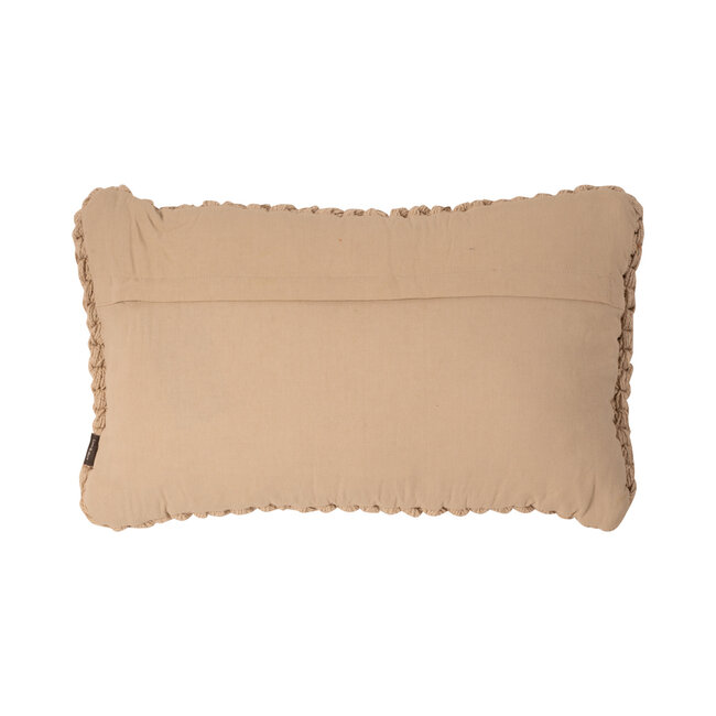 Linen & More Kian Rope kussen beige 30x50cm