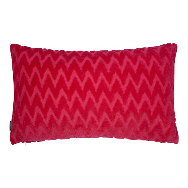 Linen & More Cleo Kussen chevron roze 30x50cm