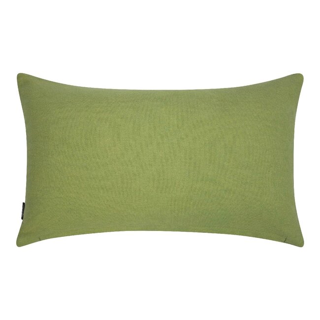 Linen & More Annika Kussen stonewash groen 30x50cm