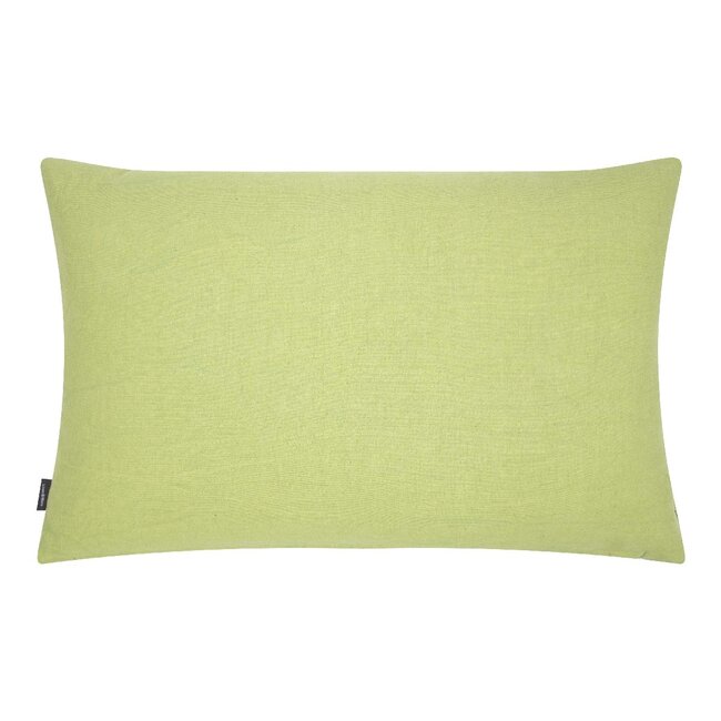 Linen & More Annika Kussen stonewash groen 40x60cm