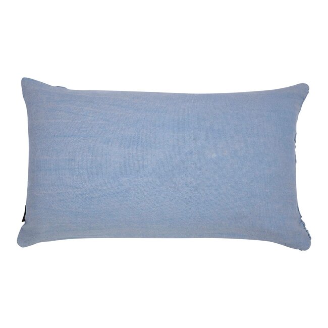 Linen & More Annika Kussen stonewash blauw 30x50cm