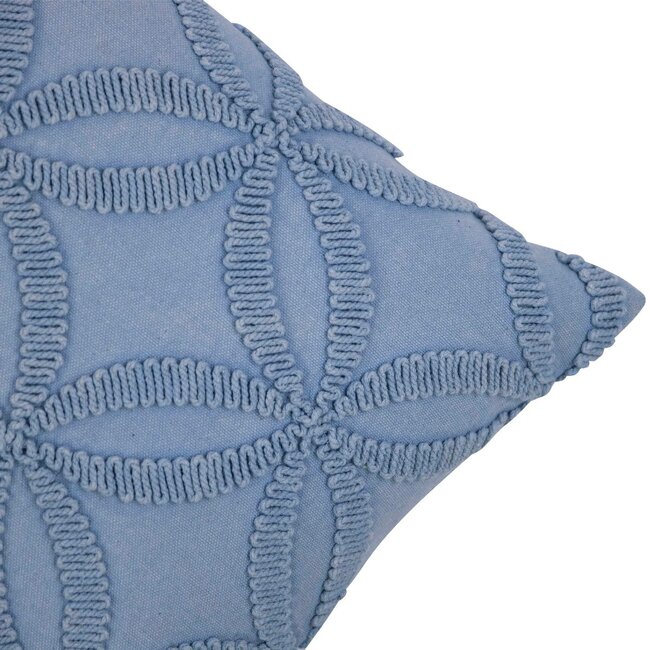 Linen & More Annika Kussen stonewash blauw 30x50cm