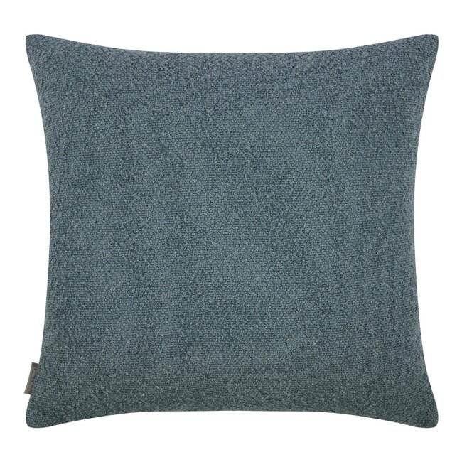 Linen & More King Bouclé Kussen ijs blauw 45x45cm