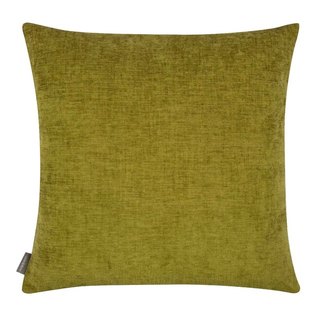 Linen & More Prince Velvet Melee kussen olijf groen 45x45cm