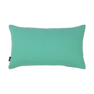 Linen & More Flannel aqua green Cushion 30 x 50 cm
