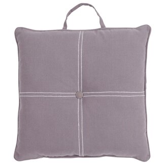 Linen & More Jilly charcoal grey Mattress 40x40x5 cm handle