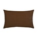 Linen & More Uneven stitching henna brown cushion 30 x 50 cm