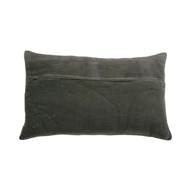 Linen & More Maha kussen groen 30x50cm