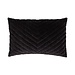 Linen & More Victory Velvet kussen zwart 40x60cm