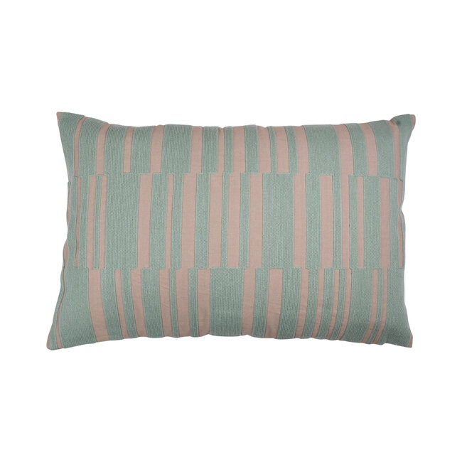Linen & More Barro kussen beige groen 40x60cm