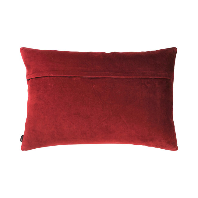 Linen & More Kane kussen rood 40x60cm