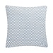 Linen & More Diamond Weave kussen blauw 60x60cm